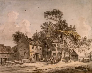 Uma Casa Pública por Paul Sandby, RA