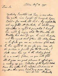 Uma carta de Paul Sandby, 1795 1904