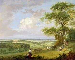 Hackwood Park, Hampshire (óleo sobre tela)
