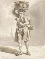 Londres Cries: Um Homem com um Cesto (Tachos e Panelas de Venda de Homens)