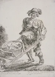 Vendedor de miudezas, Gritos de Londres, 1760