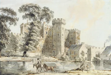 O portão sul do Castelo de Cardiff