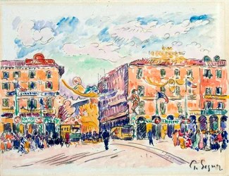Praça da cidade, c1925.