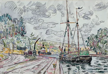 Paisagem em Pontrieux, 1927