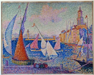 O Quai. St. Tropez (óleo sobre tela)