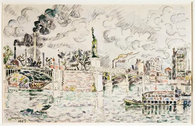 A ponte de Grenelle em 1927