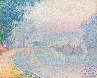 Samois, La Berge, manhã, 1901