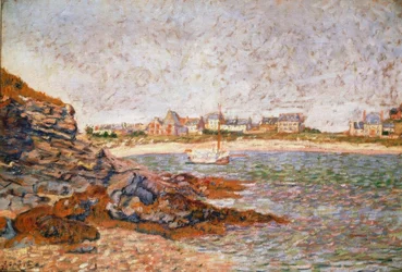 St. Briac, vista para o porto