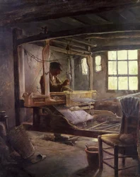 A tecelã bretã, 1888