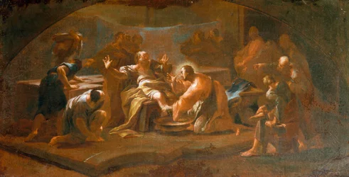 Lavagem dos pés por Paul Troger (1698-1762)