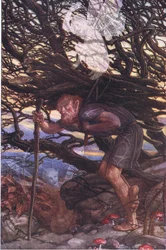 E ainda assim eu preciso amaldiçoar, ilustração de The Tempest, 1908