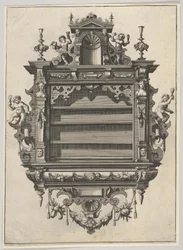Prateleira de parede de Verscheyden Schrynwerck ... [Plusieurs Menuiseries ...], 1658.