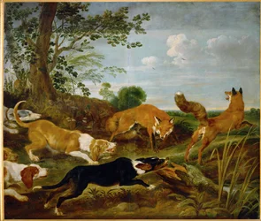 Caça à raposa, antes de 1635