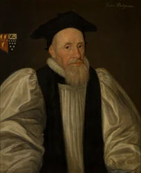 Retrato de John Bridgeman, Bispo de Chester (1577-1652), c.1597-1621 (óleo sobre tela)
