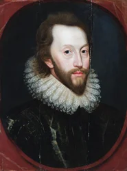 Retrato de um cavalheiro (óleo sobre painel)