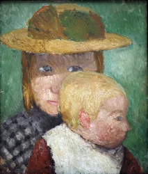 Crianças ao sol, c.1903 (têmpera sobre cartão)