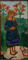 Elsbeth entre lírios de fogo