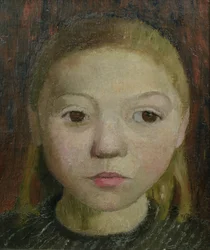 Cabeça de uma menina