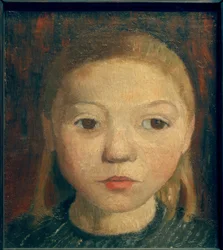 P. Modersohn-Becker, cabeça de menina