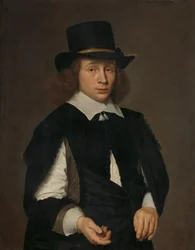 Retrato de Dirck Hendrick Meulenaer, c.1645 (óleo sobre tela)