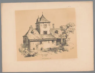 Vista de uma casa de campo em Ixelles
Ixelles (título sobre o objecto)
Vistas pitorescas de Paulus Lauters (título da série)
Etrennes pittoresques pour 1839, par Lauters (título da série)