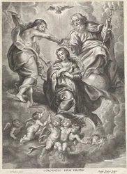 Kroning van Maria Coroação da Virgem Divina (título no objeto)