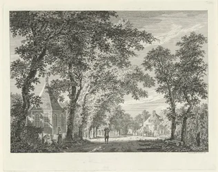 Vista da vila em Driebergen, 1754