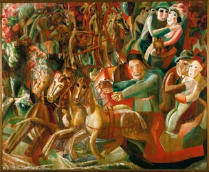 Carnaval - do inverno ao verão (óleo sobre tela)