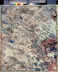 Composição. Pintura de Pavel Nikolayevich Filonov (1883-1941), óleo sobre tela, arte russa, vanguarda, arte abstrata. Museu Estatal Russo, São Petersburgo.