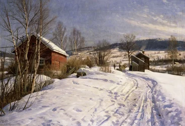 Uma paisagem de inverno, Lillehammer