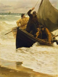 Pescador a regressar a casa, Skagen, 1885