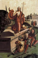 Ressurreição de Cristo. final do século XV (óleo sobre madeira)