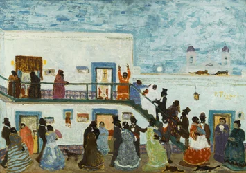 Chegando à Igreja; Vindo da Igreja