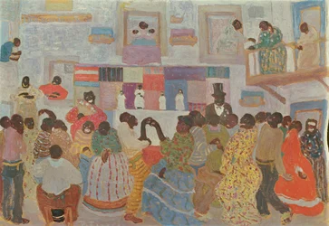 Dançarinos no Haiti