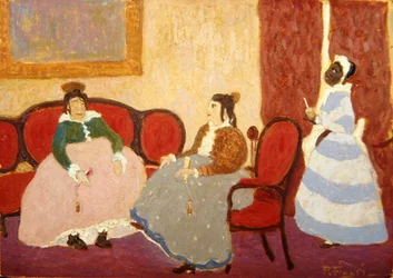 Los Mirinaques, c.1925 (óleo a bordo)