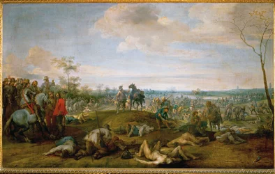 Uma unidade de cavalaria (pintura sobre tela)