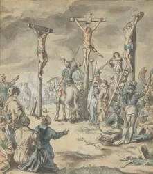A Crucificação de Cristo, final do século XVIII.