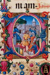 "Massacre dos Inocentes", de Pellegrino di Mariano. Detalhe.
