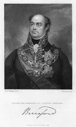 William Beresford, 1º visconde Beresford, soldado e político britânico, 1830.