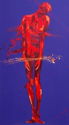 Jesus é Condenado - Estação 1 (óleo sobre tela)