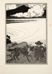 Uma criança salva, de cem anecdotes dos animais, bar. 1924