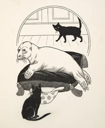 Um selo domesticado, de cem anecdotes dos animais, bar. 1924