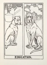 Educação, de Fontaine Fables, pub. 1905