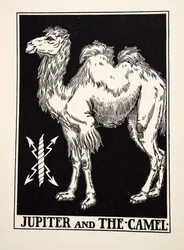 Júpiter e o camelo, de cem fábulas de Esopo, pub.1903