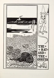 O Rato e a Ostra, de Fontaine Fables, pub. 1905