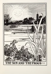 O Sol e os Sapos, de Fontaine Fables, pub. 1905