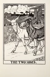 The Two Asses, de Fontaine Fables, pub. 1905