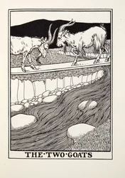 As Duas Cabras, de Fontaine Fables, pub. 1905