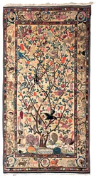 Um belo tapete Kirman, 1898-99