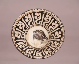 Tigela (com design de pássaro) (cerâmica)